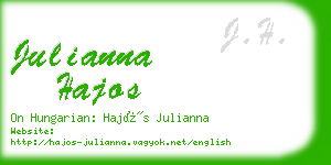 julianna hajos business card